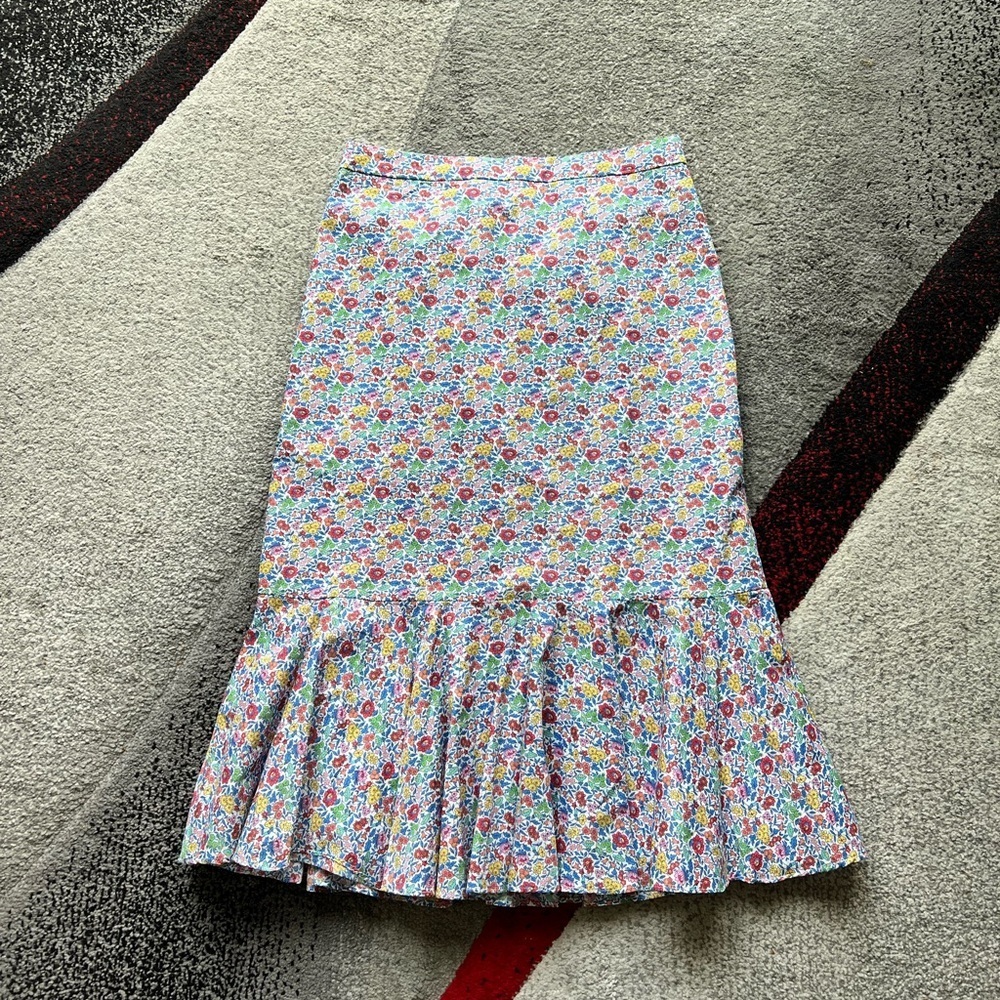 J.Crew Floral Liberty Of London Fabric Love Trumpet Skirt